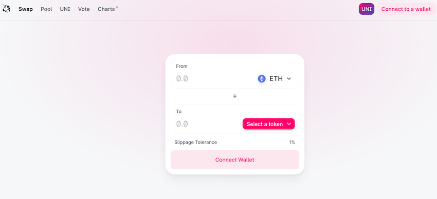 Connect to Wallet UNI