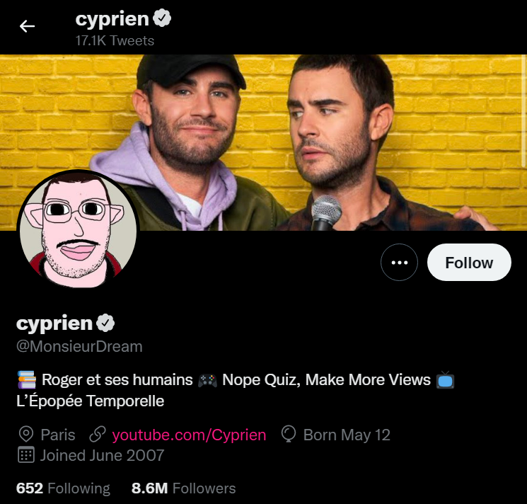 Monsieur-Dream-Cyprien-Top-10-French-Influencer-Twitter