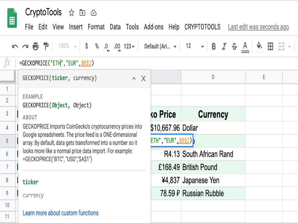 google finance crypto 3