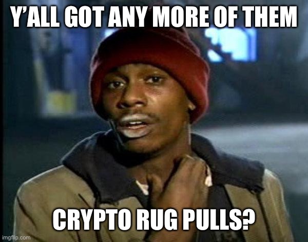 Crypto slang rug pull